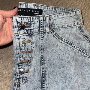 Veronica Beard Acid Wash Denim Jeans